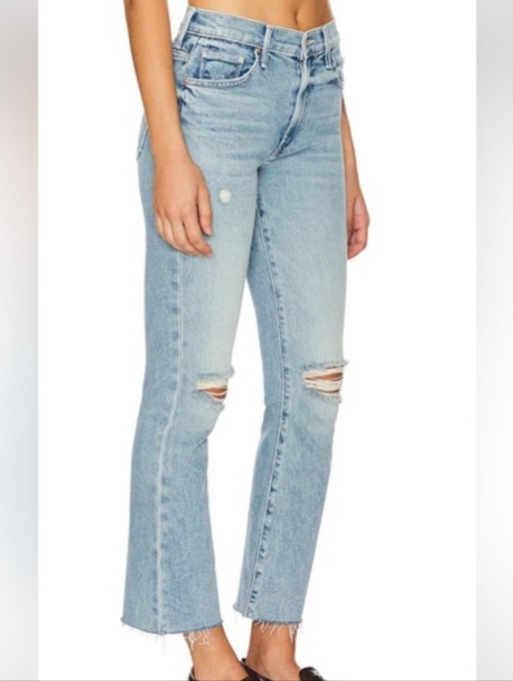 MOTHER Insider Flood Fray in Peek-a-boo sz 30 - Picture 2 of 15